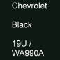 Preview: Chevrolet, Black, 19U / WA990A.